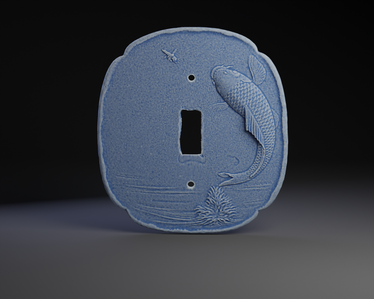 Koi Pond Switch Plate