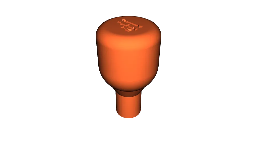 70s-80s VW 4 speed shift knob by PharaohBenderII | Download free STL ...