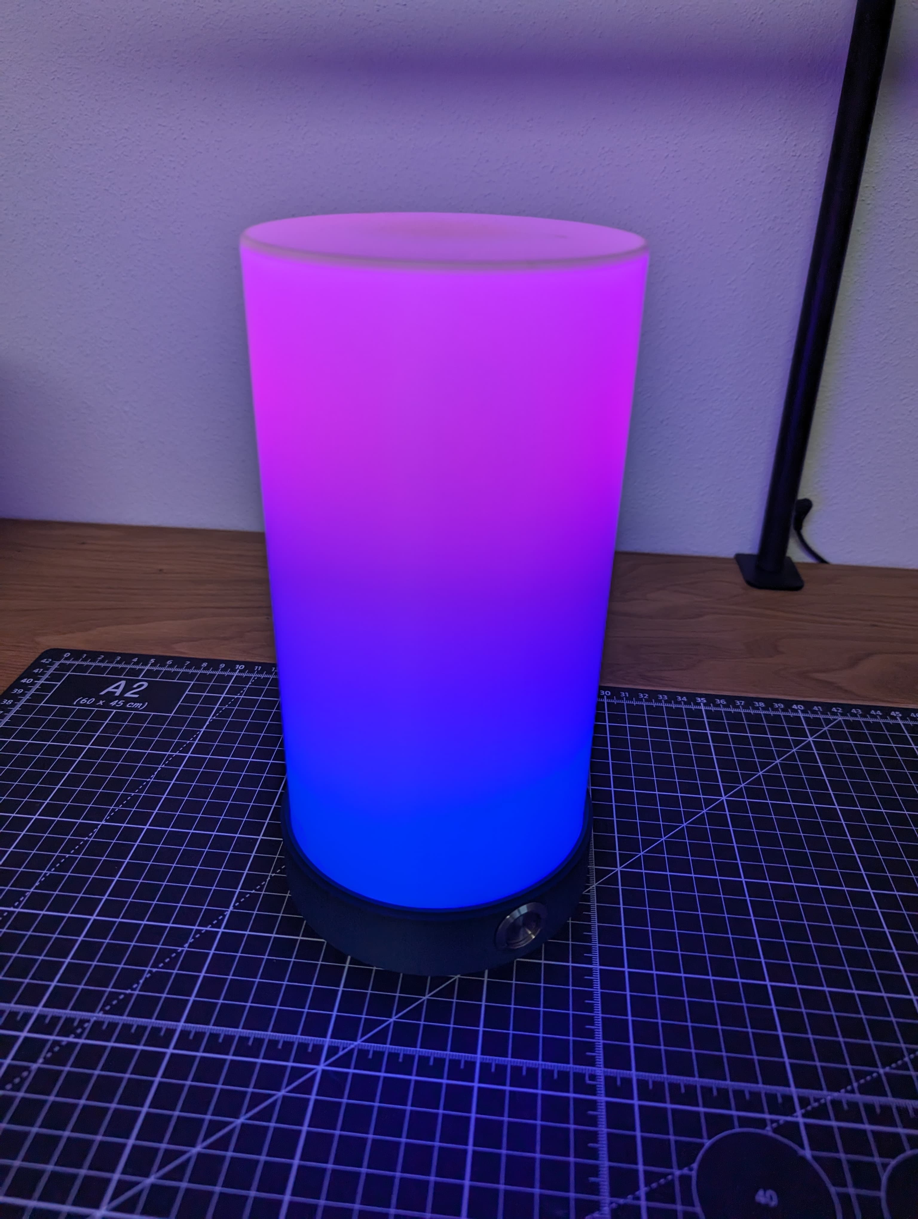 WLED Zylinderlampe mit Akku