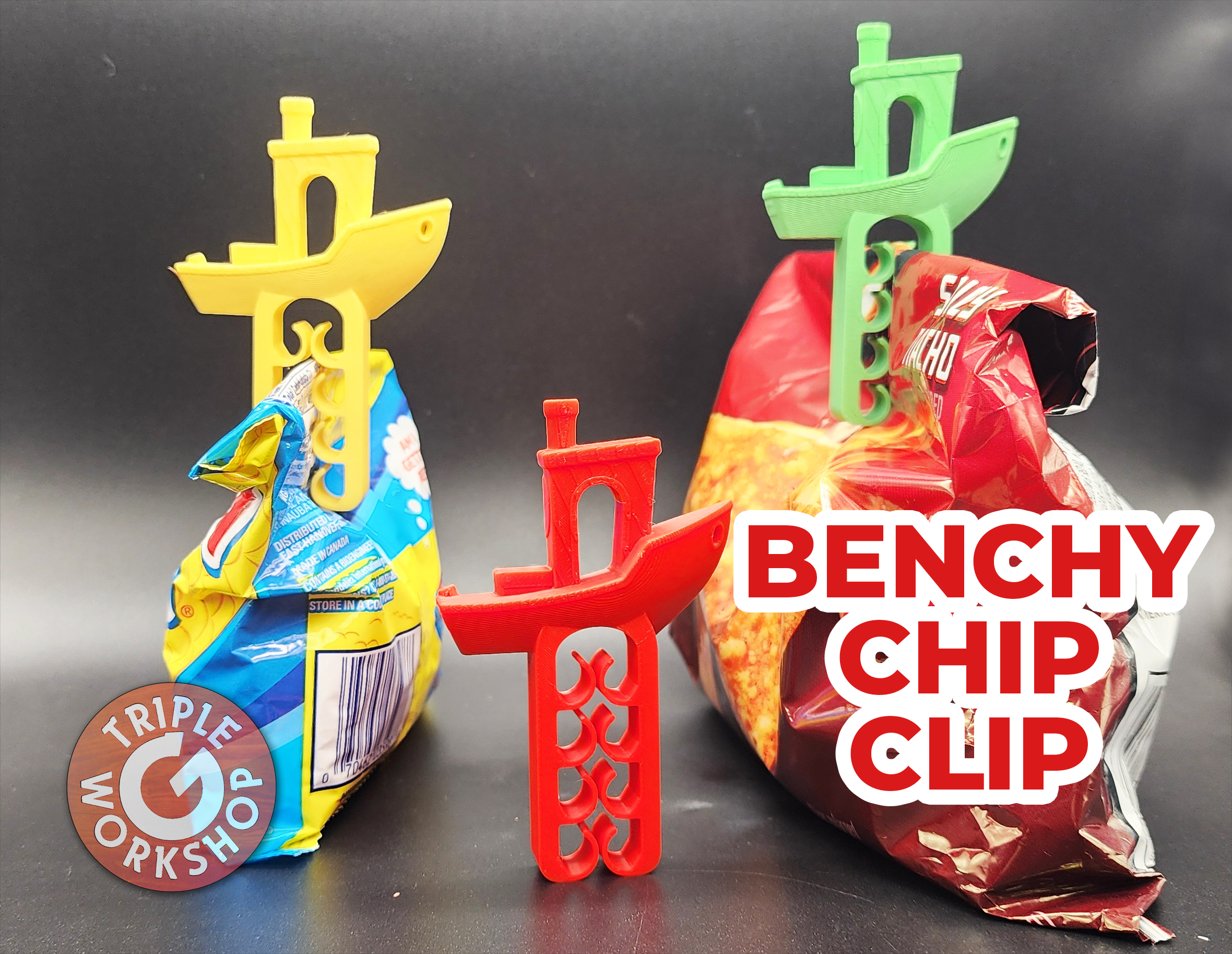Benchy Chip Clip