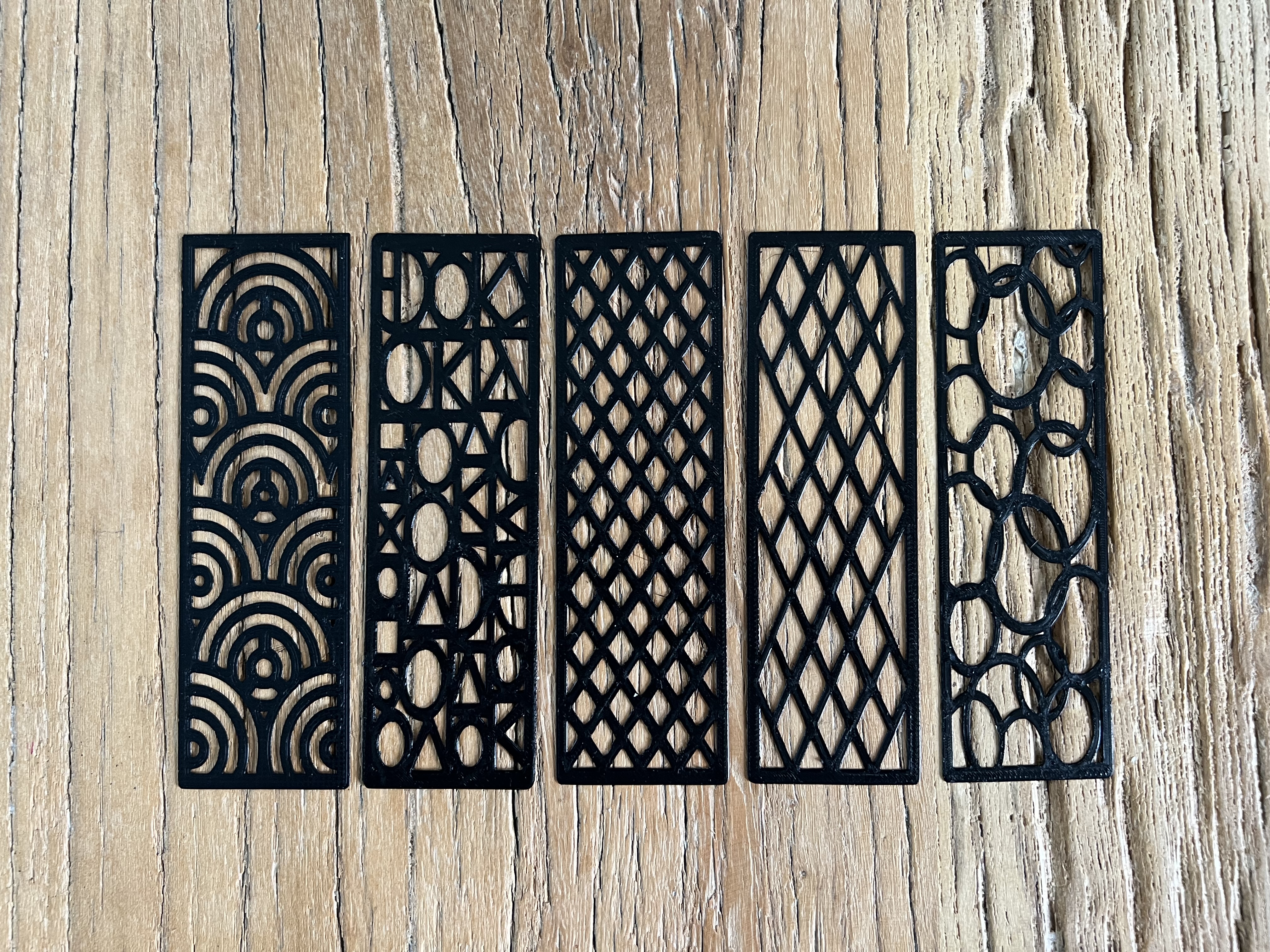Elegant Patterned Bookmark Collection #1