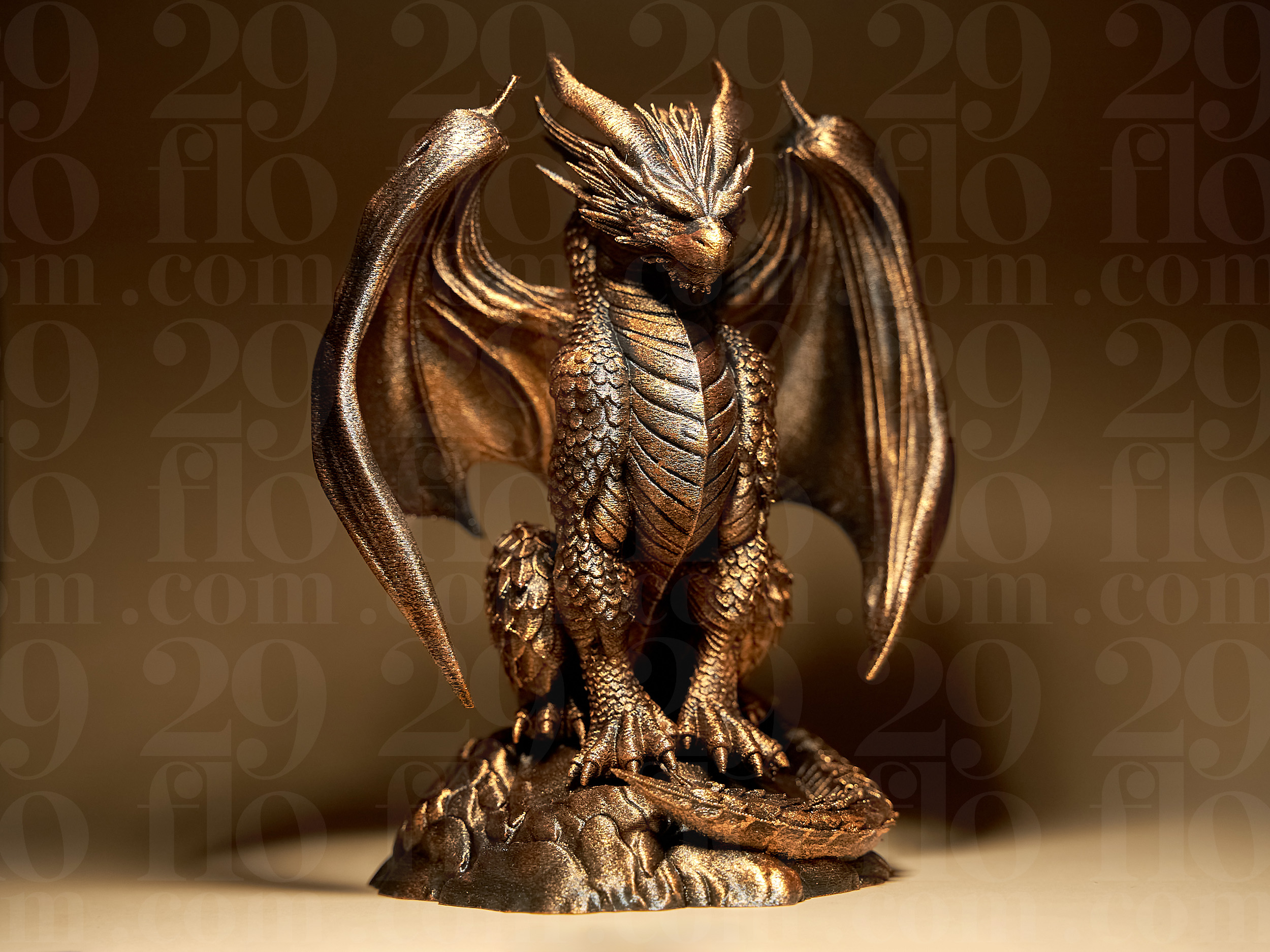 Majestic Dragon Statue