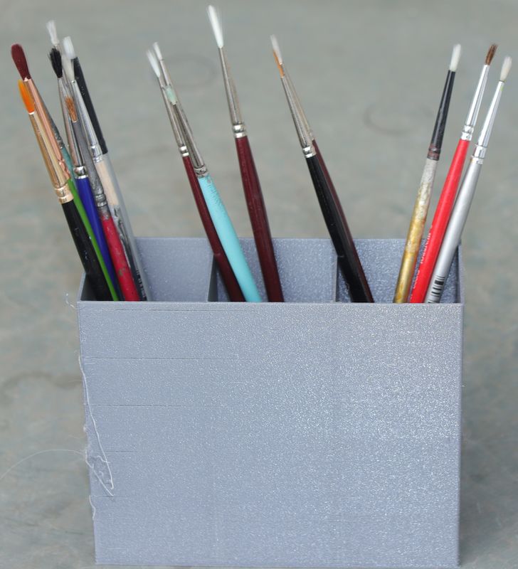Paint brush holder for HSW