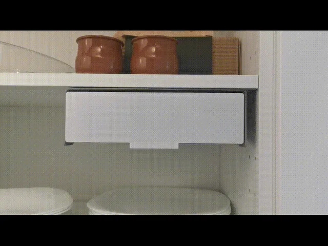 Fold-Out Under-Shelf Spice Rack | Space-Saving Kitchen Organizer