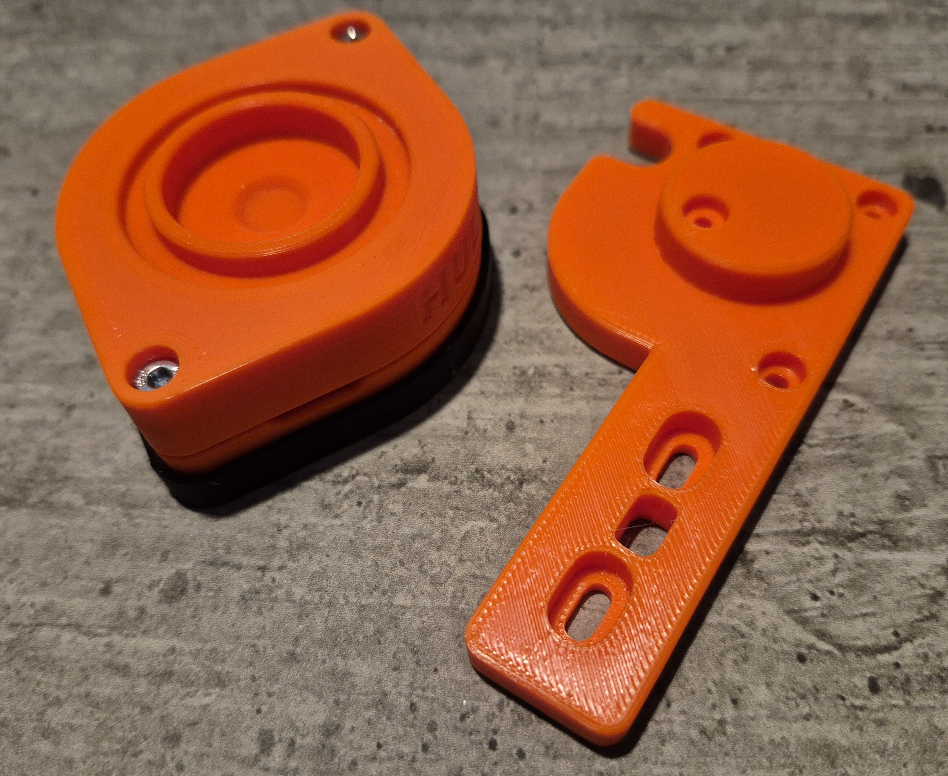 Baseplate for Hula Feets for Voron 2.4 Z-Motor Tensioner Mod
