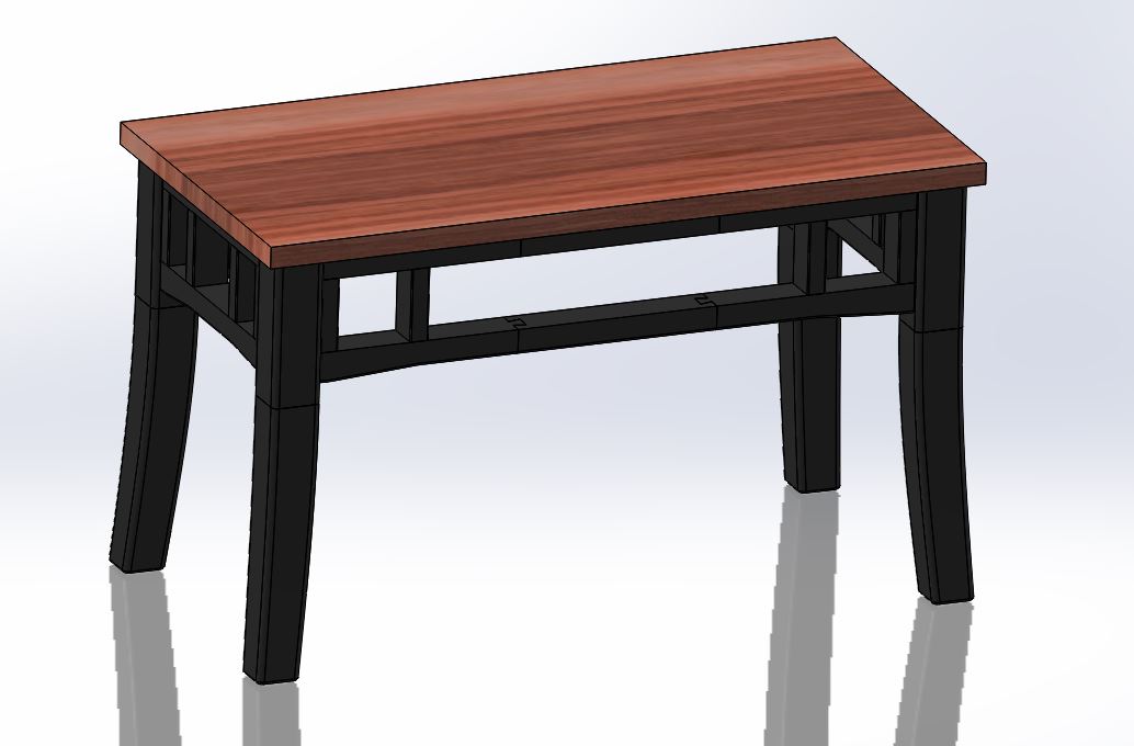 Japanese Style Inspired Table - 60x30x36(H)cm and 60x30x58cm(H) Heights
