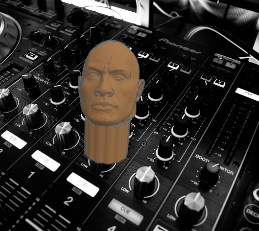 Dwayne "The Rock" Johnson" DJ Encoder Knob