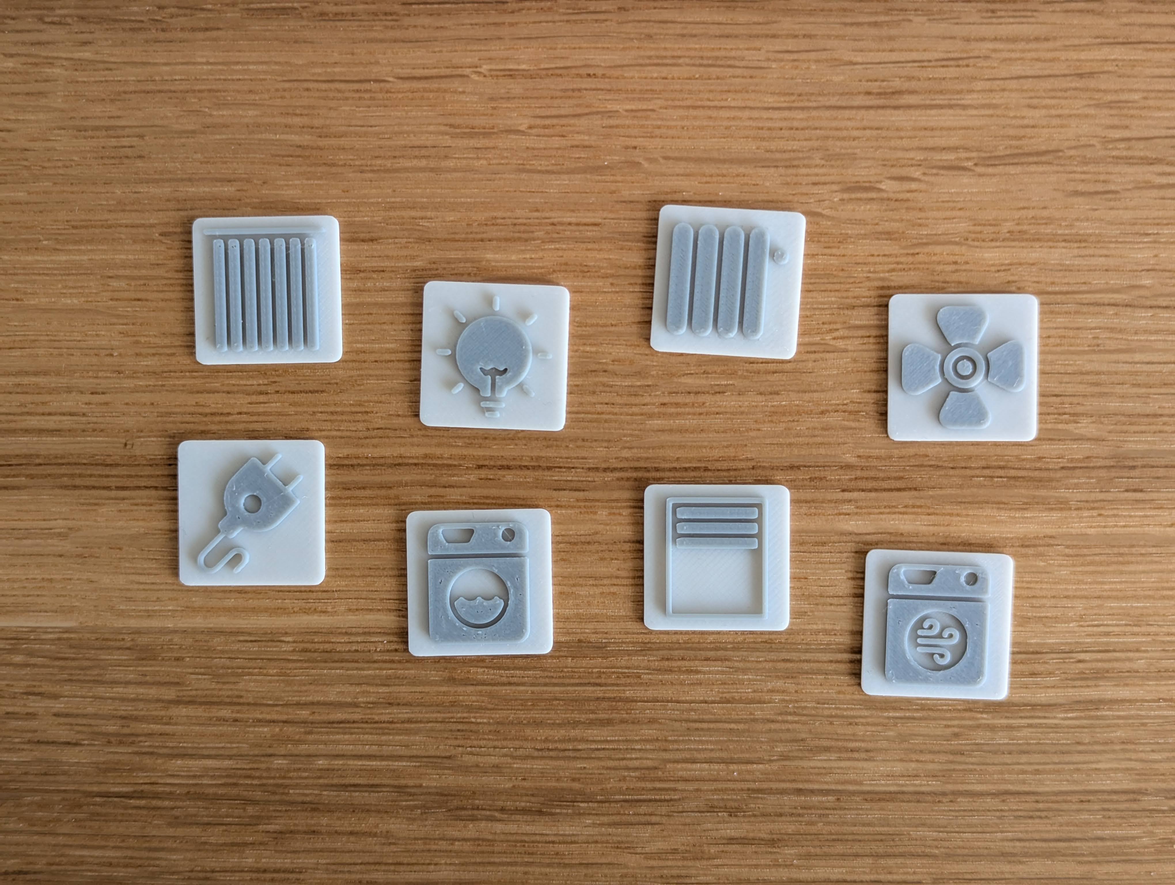 Loxone Buttons & Sockets Pictograms