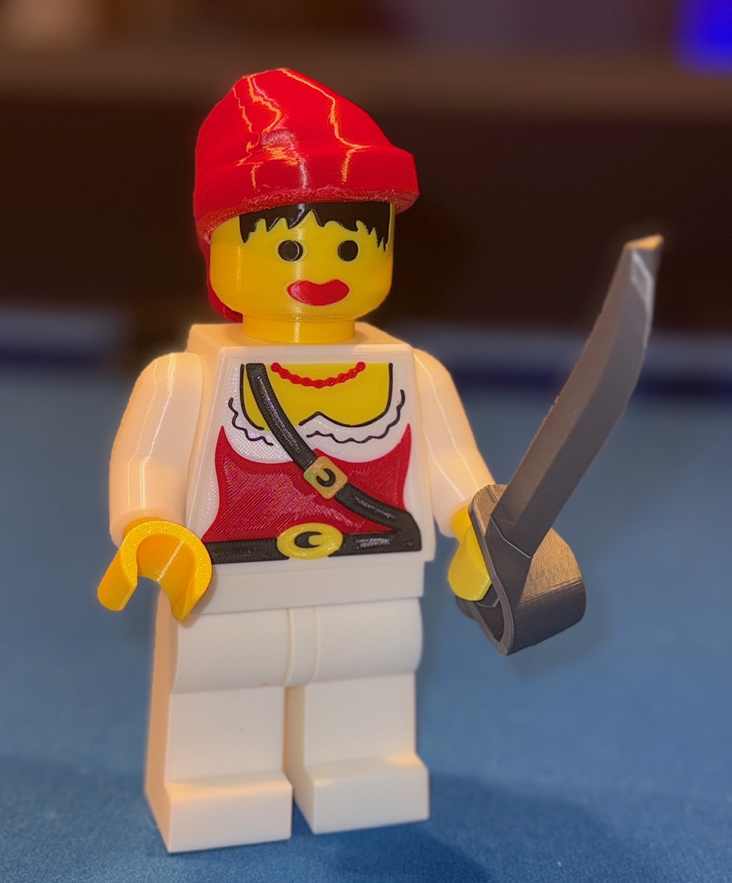 Lady Pirate Brick MegaFigure (5:1 Scale)