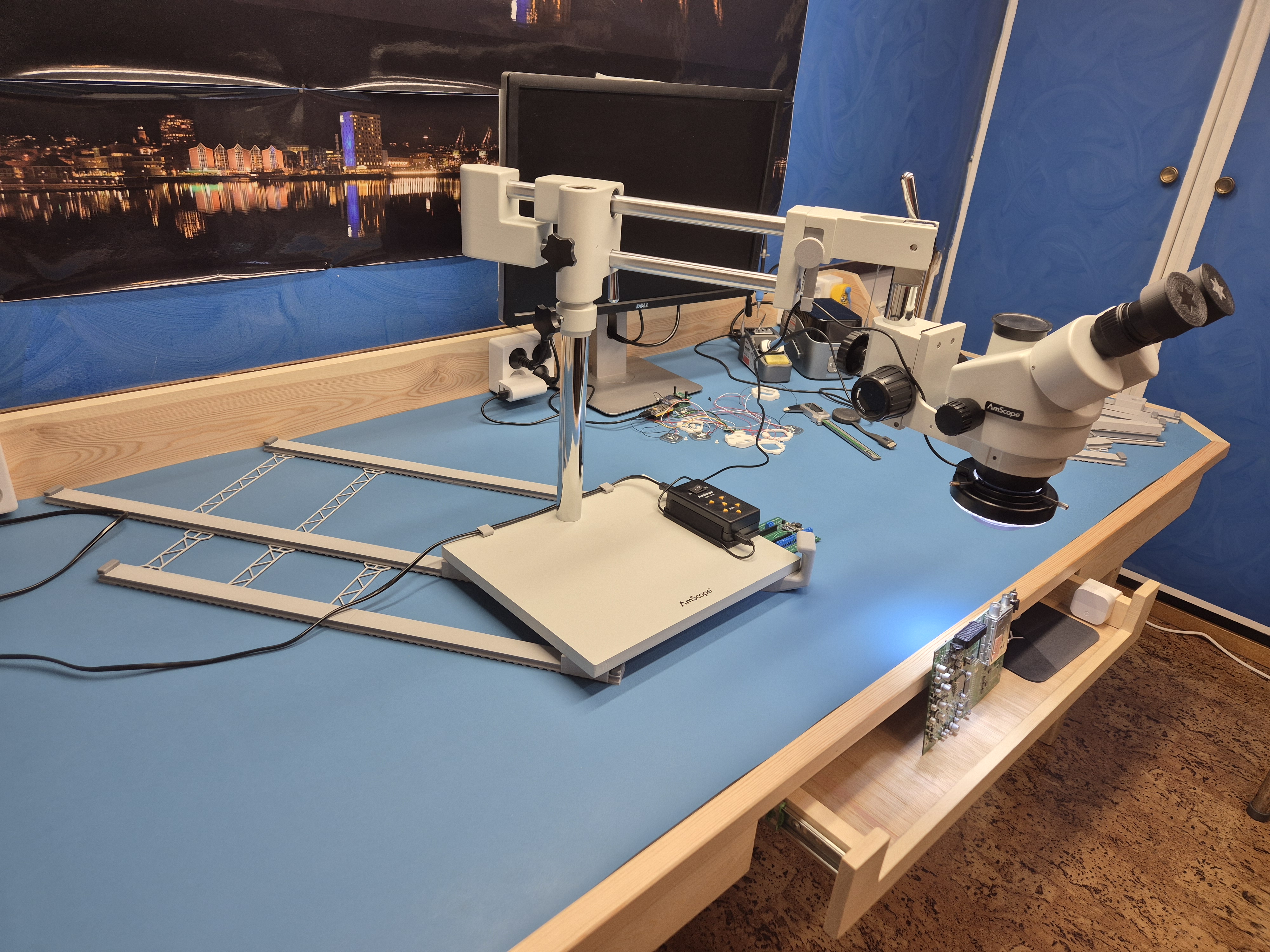 Miniatura 5 do modelo 3D AmScope Linear Rails