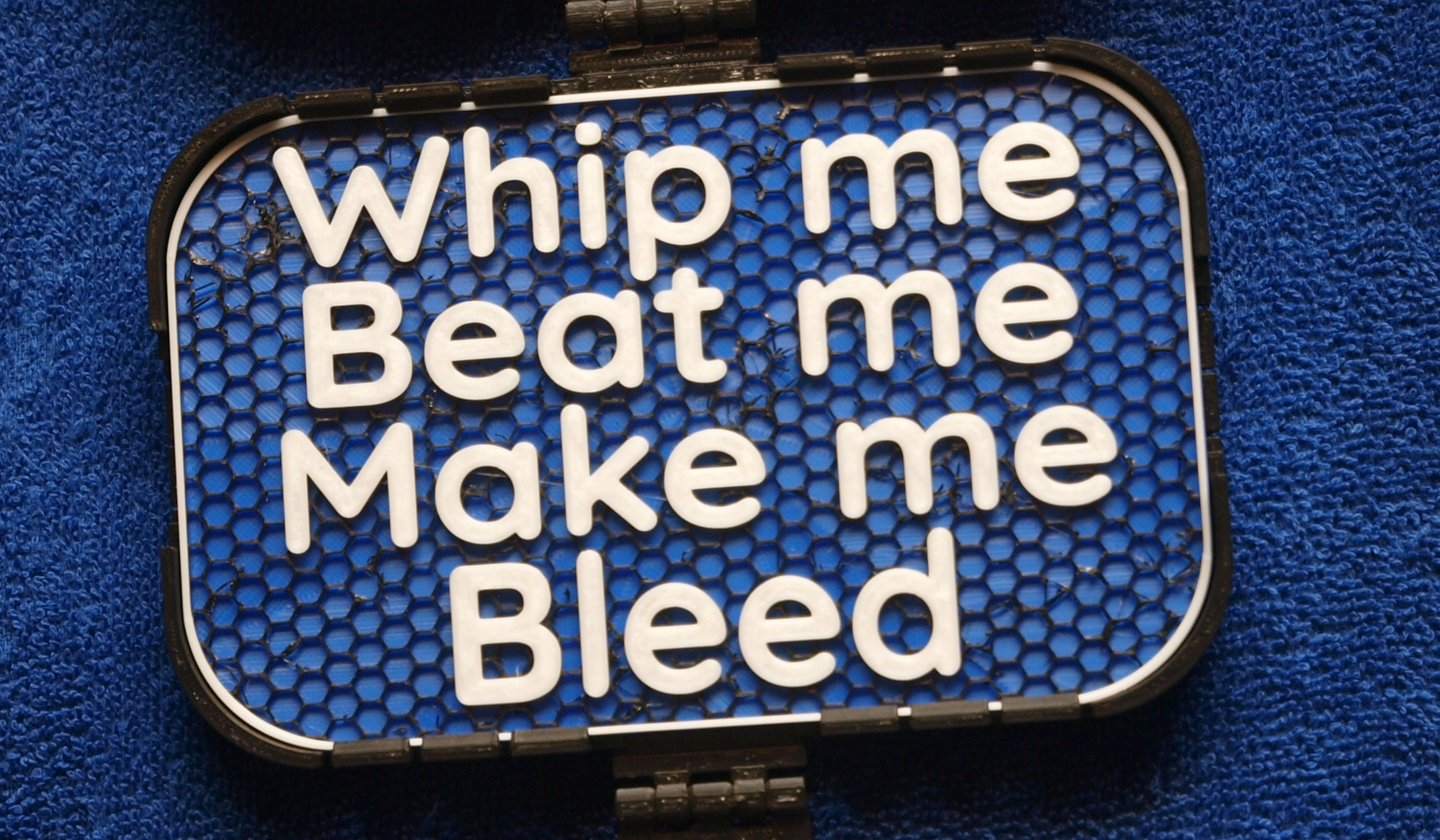 "Whip Me" sign