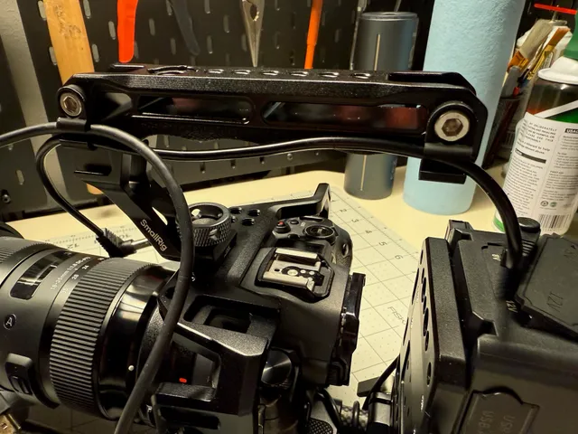 Camer rig cable clips
