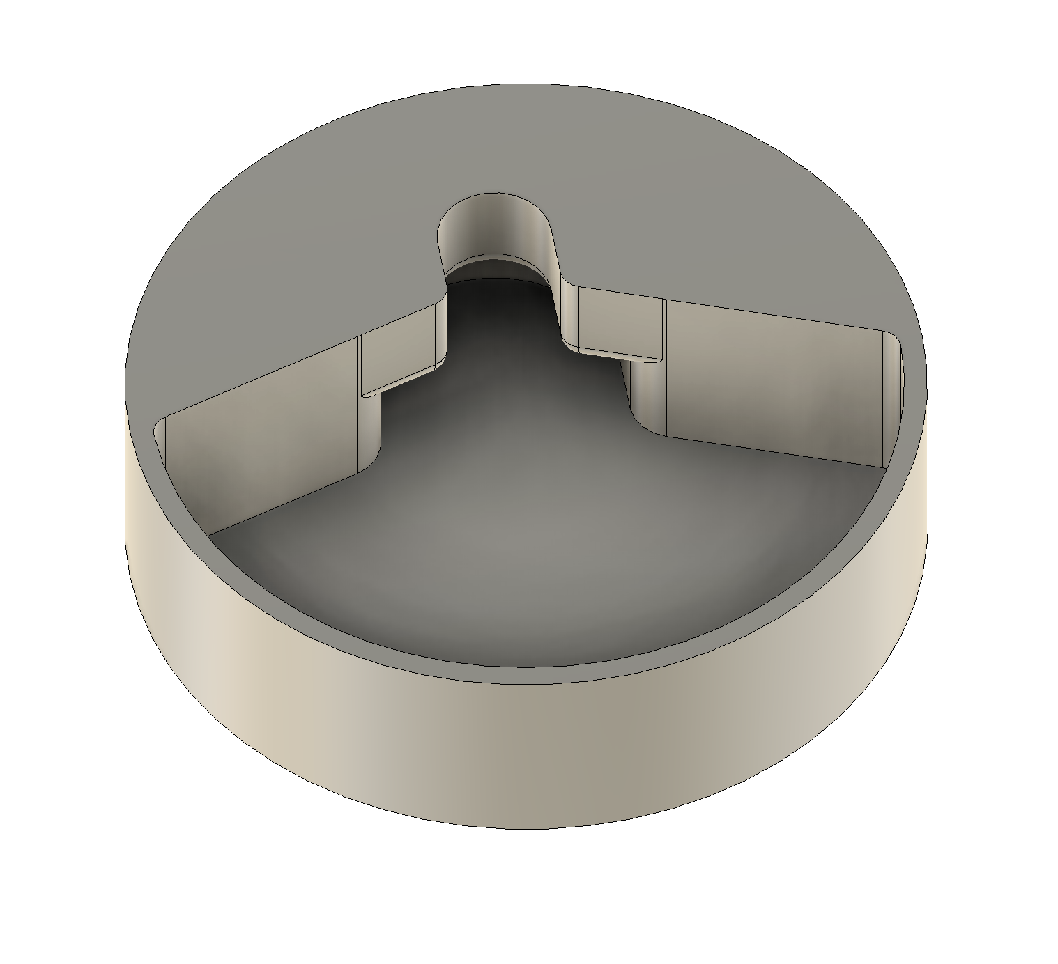 Wall Mount Insert for Trick Board (34 mm Forstner bit)