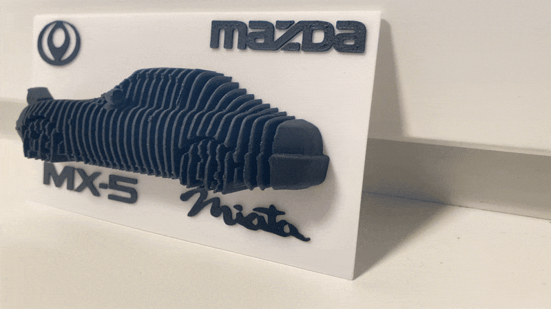 Mazda MX-5 Miata Layered model