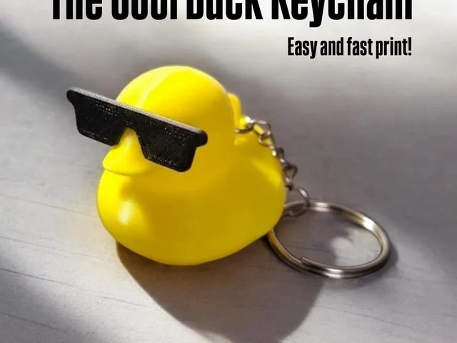 Cool Duck Keychain