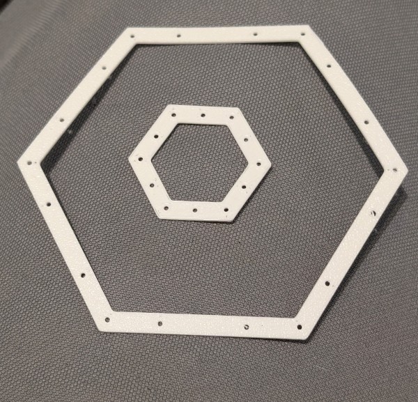 Quilting hexs 3D model