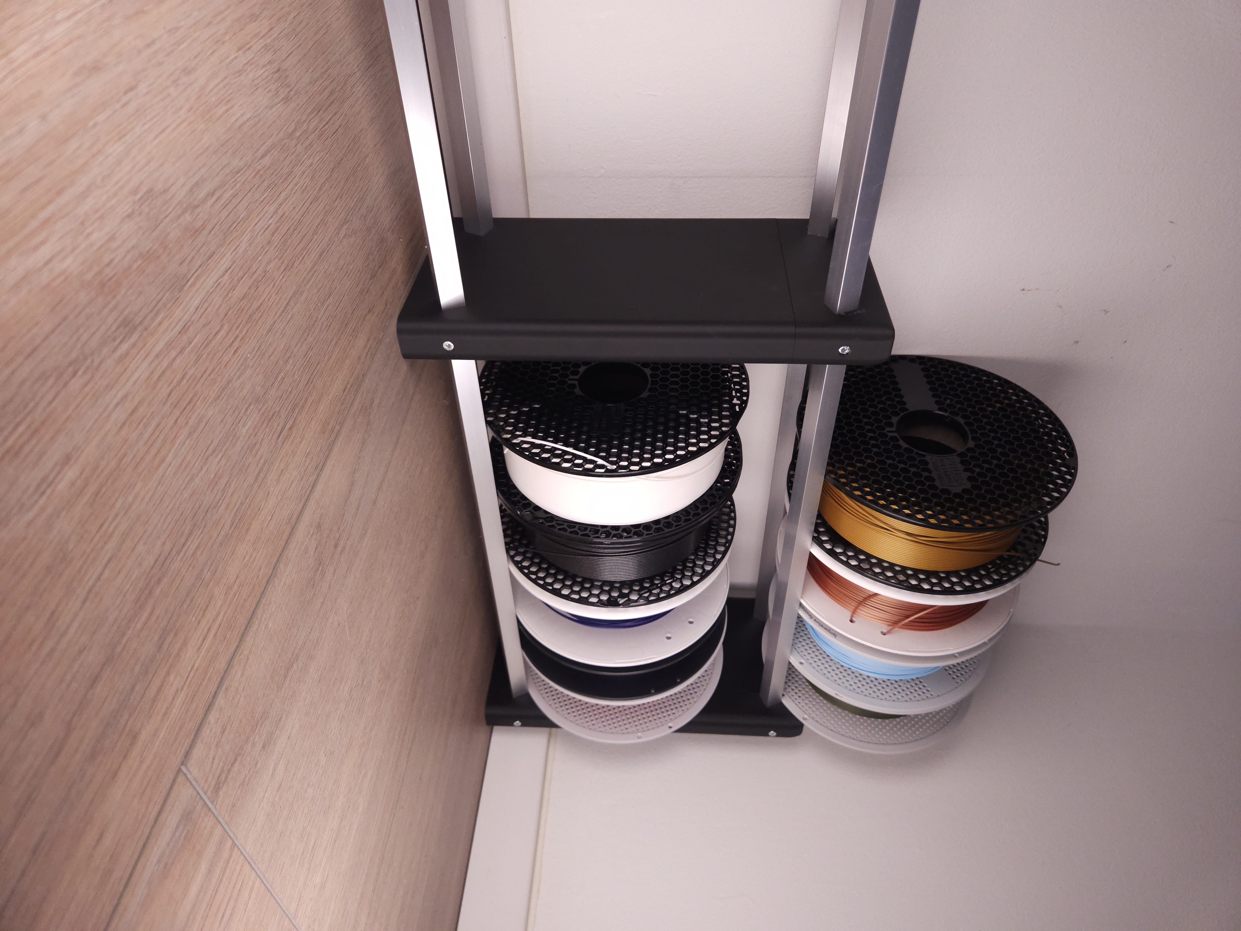 Filament Storage wall / stacker / Roll Holder