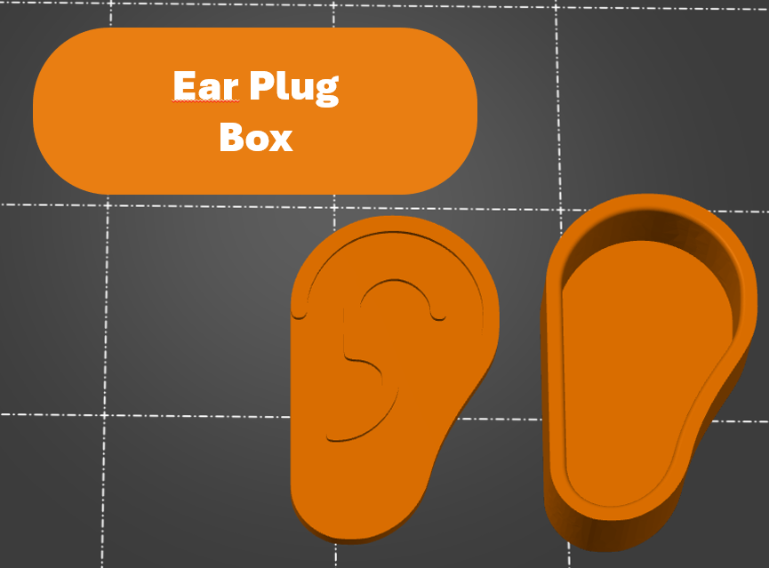 Earplug/earrings box
