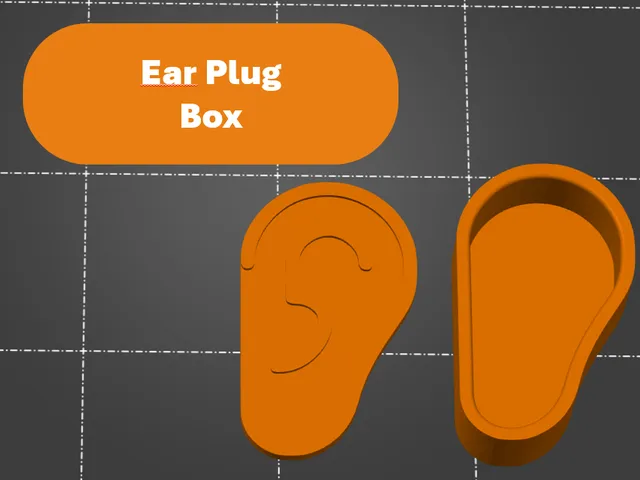 Earplug/earrings box