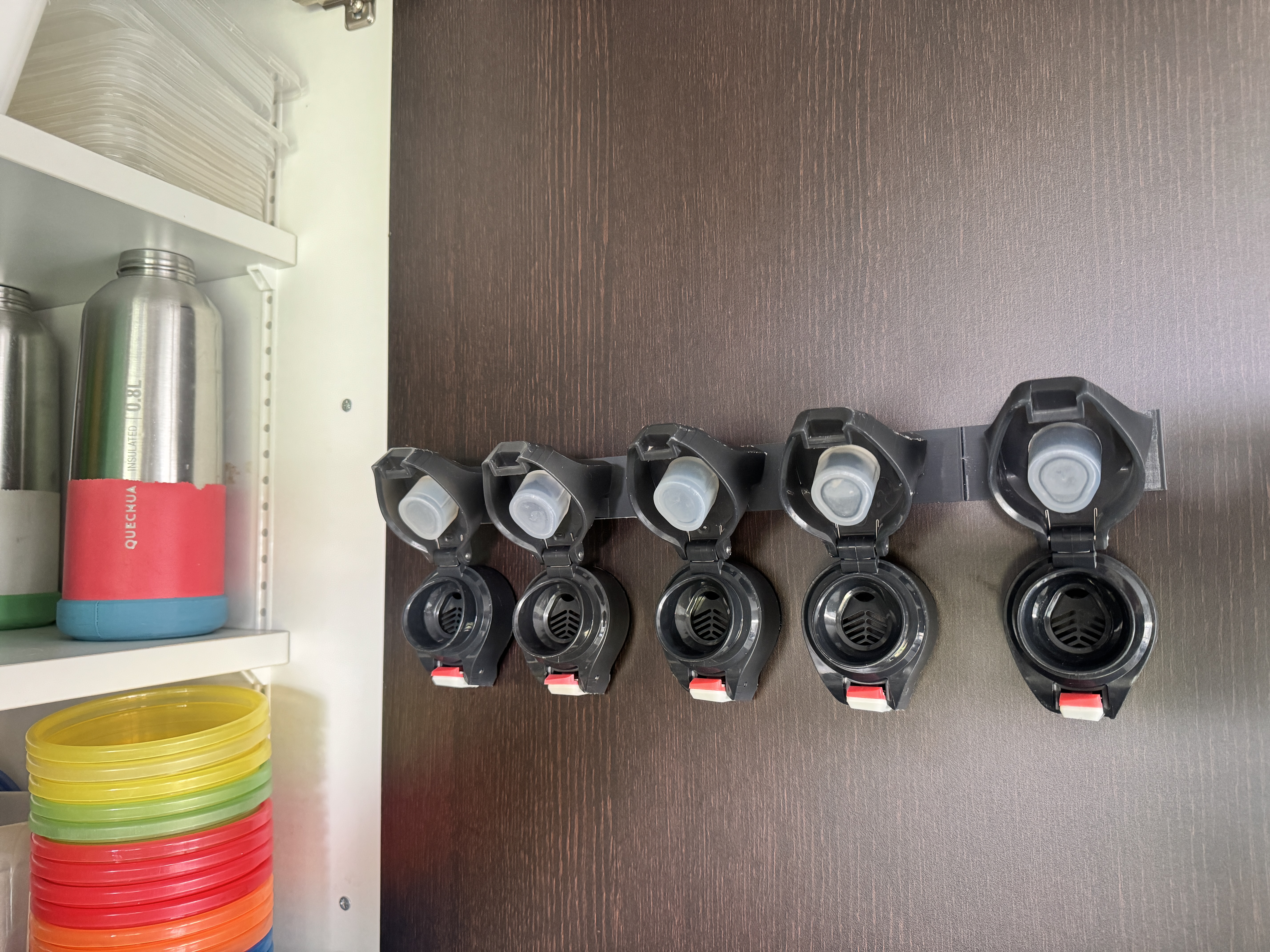 Decathlon QUECHUA Thermos Cap Holder - Modular Cupboard Mount 3D model