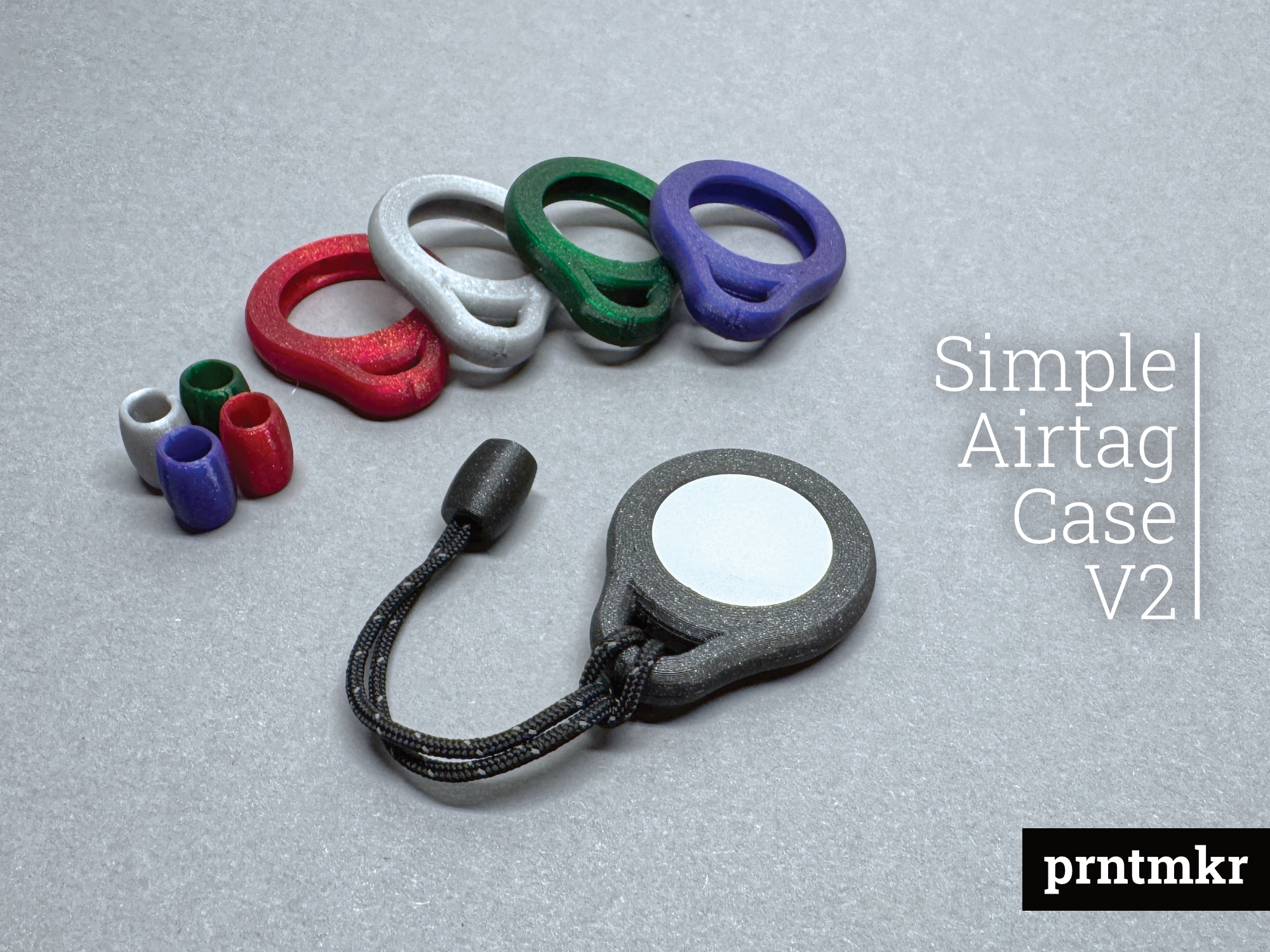 Simple Apple Airtag Case V2