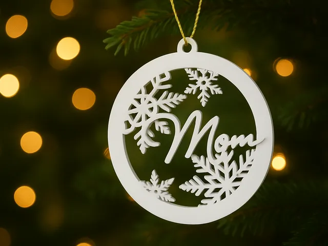 Custom Christmas Tree Ornament
