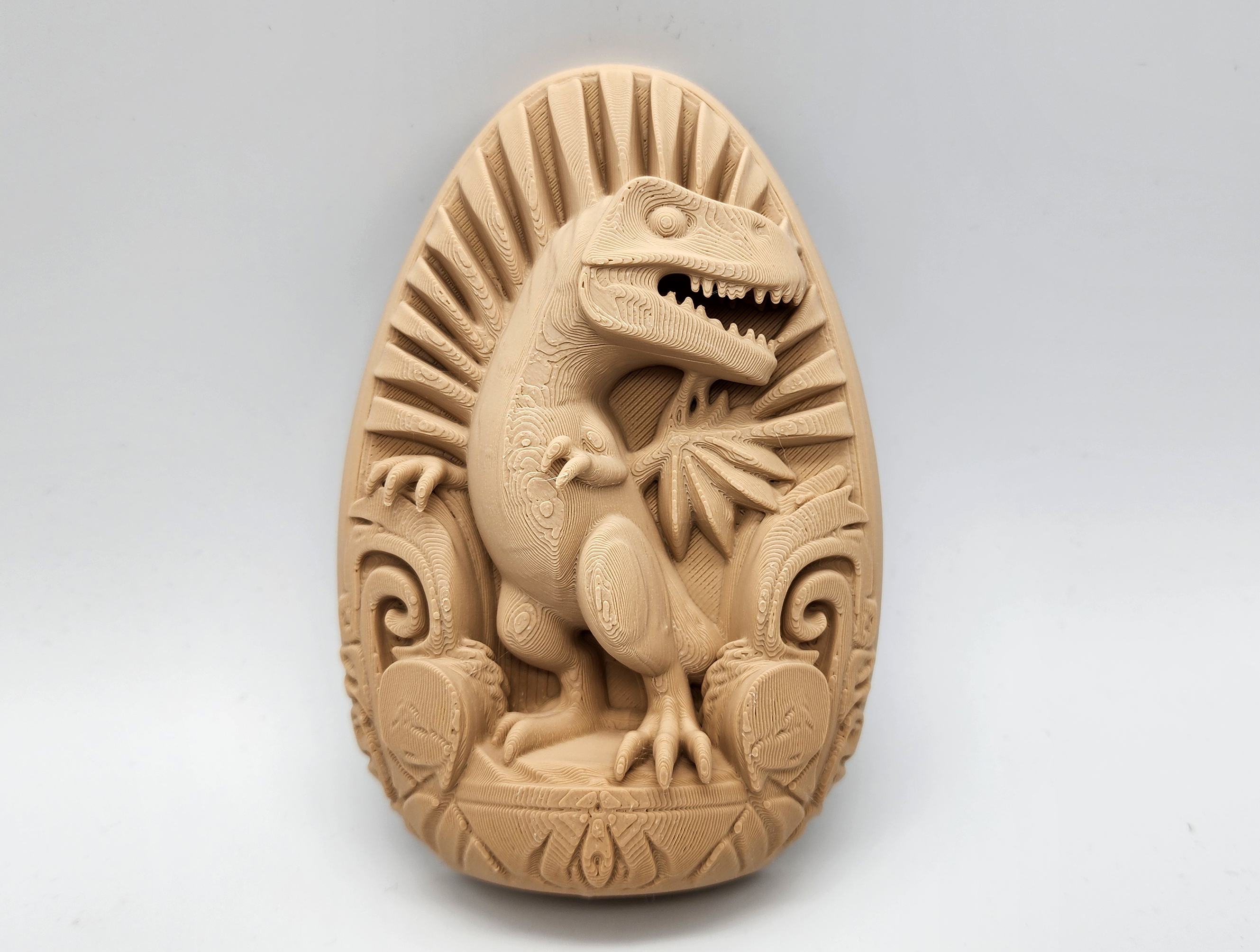 Tyrannosaurus Rex Relief Sculpture Wall Art - No Supports