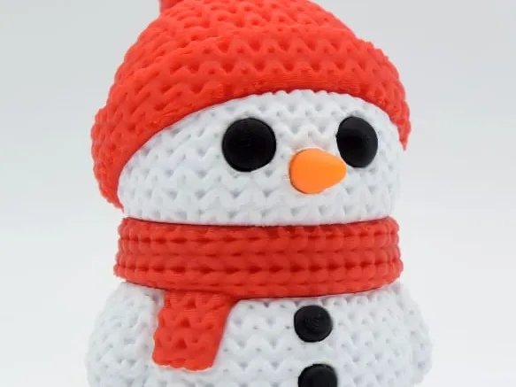 Knitted Snowman - Christmas