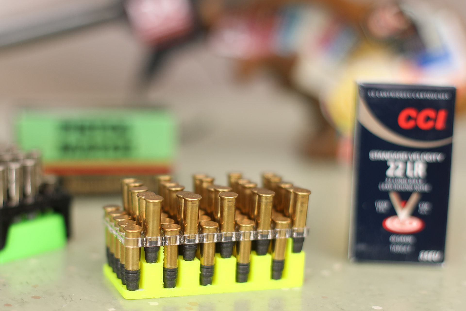 Ammunition helper .22lr for CCI or Eley. Munitionshelfer für .22lfB für CCI oder Eley.
