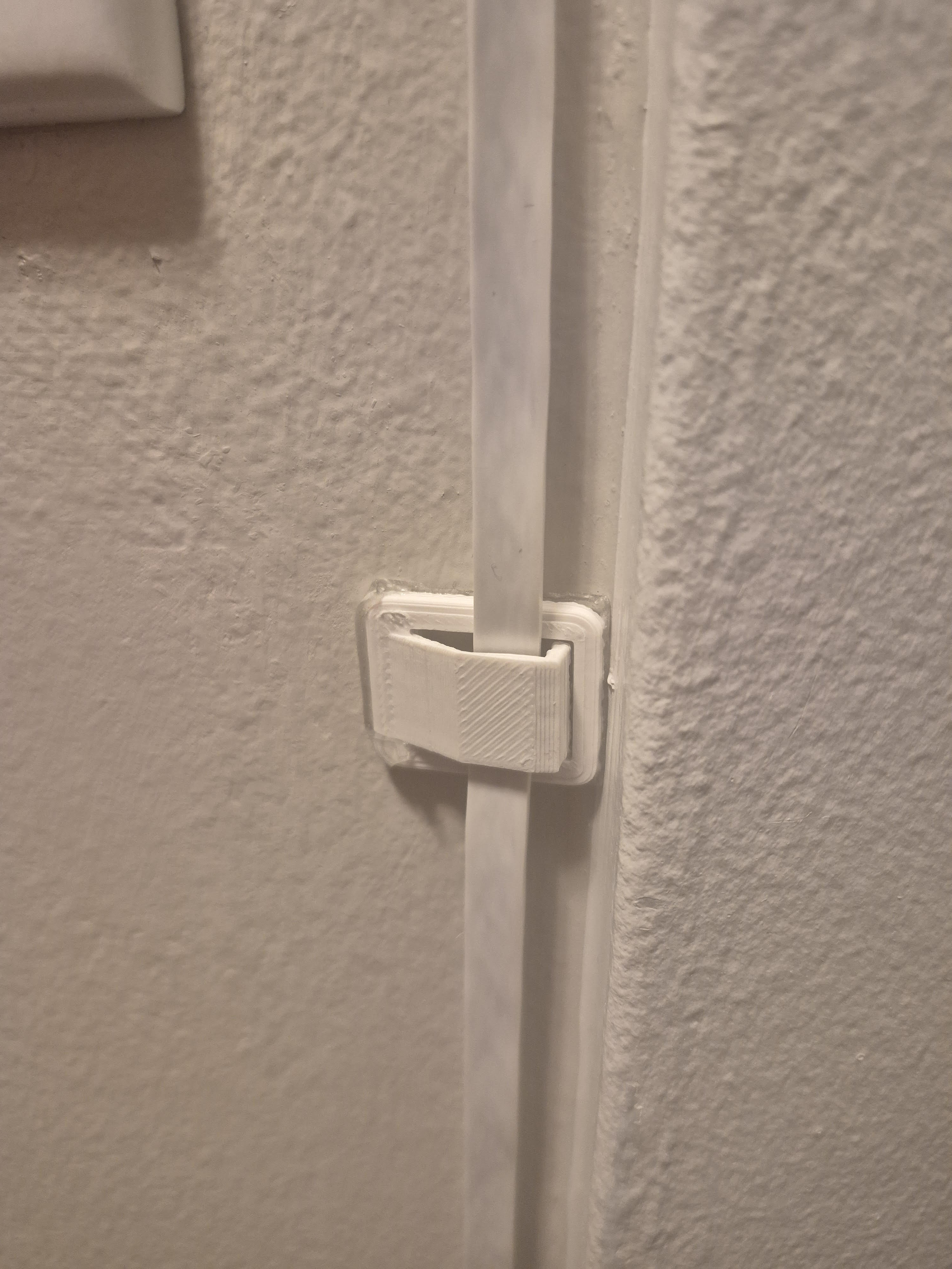Flat Ethernet Cable Mounting Clip