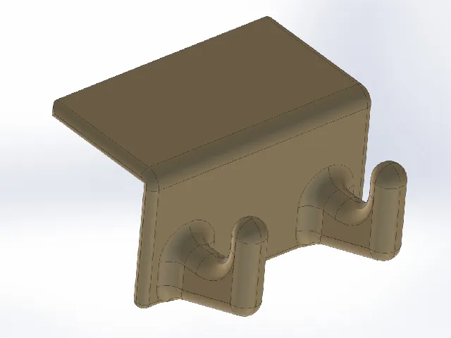 Double Adhesive Hook for Refrigerator, Cabinet & Kitchen Accessories