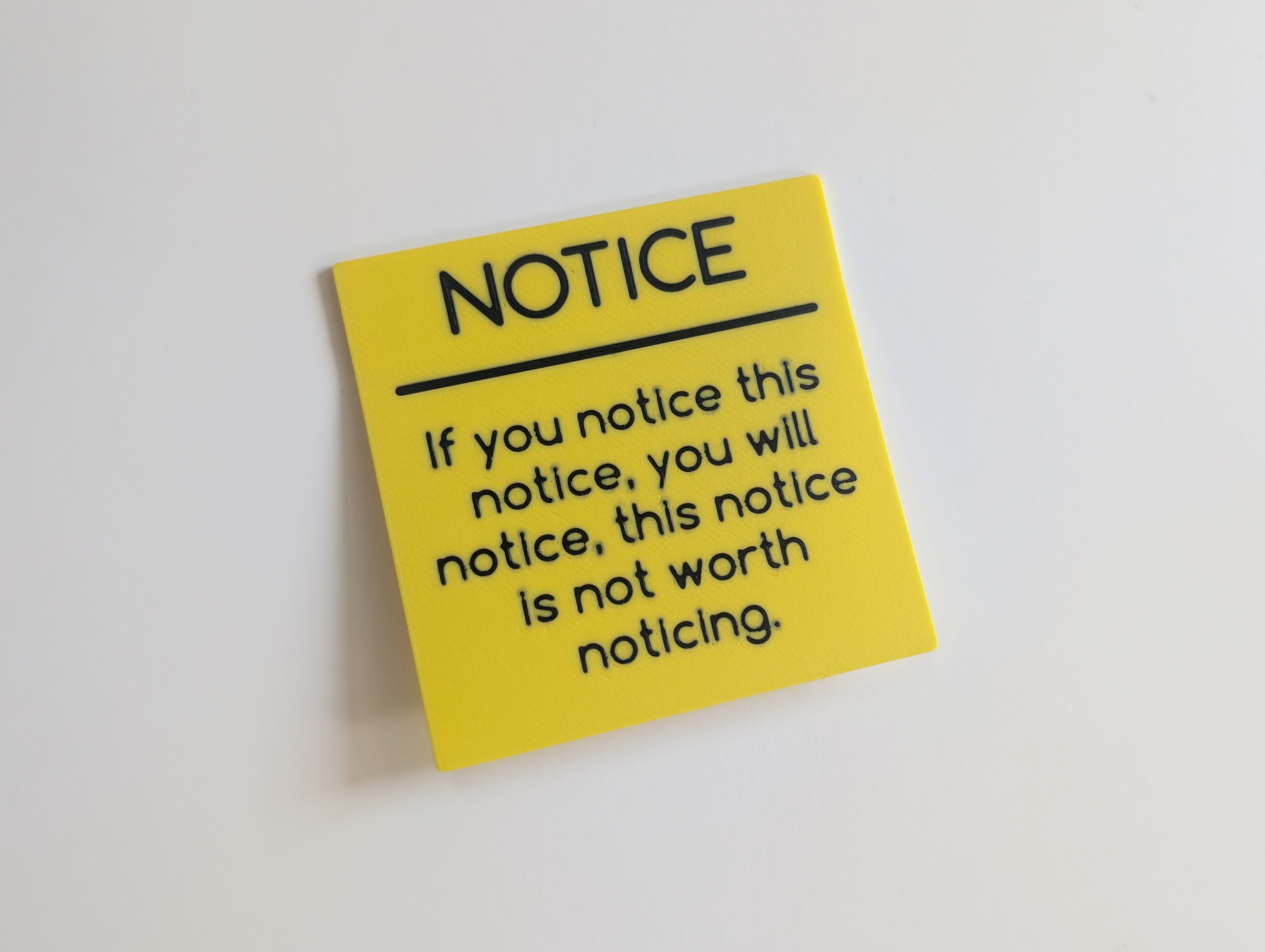 'Notice' on printable POST-IT (foldable & with different FONTS) — miniatura 2
