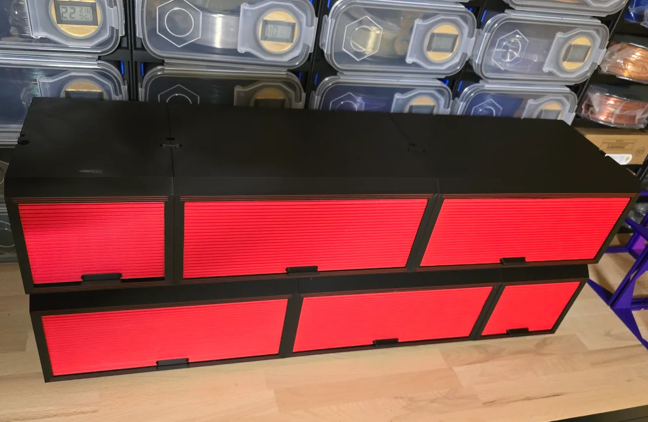 キャビネット・サイドボード RIDE SLIDE SHELF Shelf with sliding door 16cm and 32cm by 0xCobalt | Download free