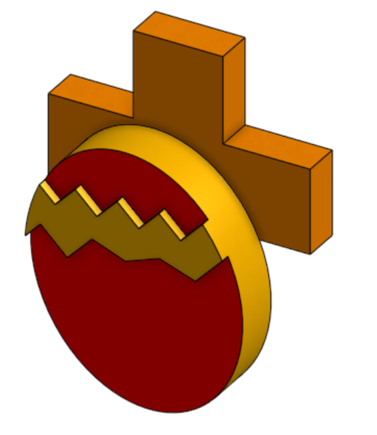Easter Jesus Cross 3D model
