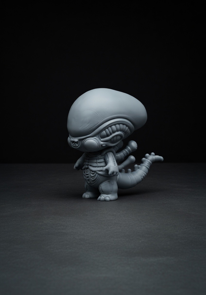 Mini alien figurine