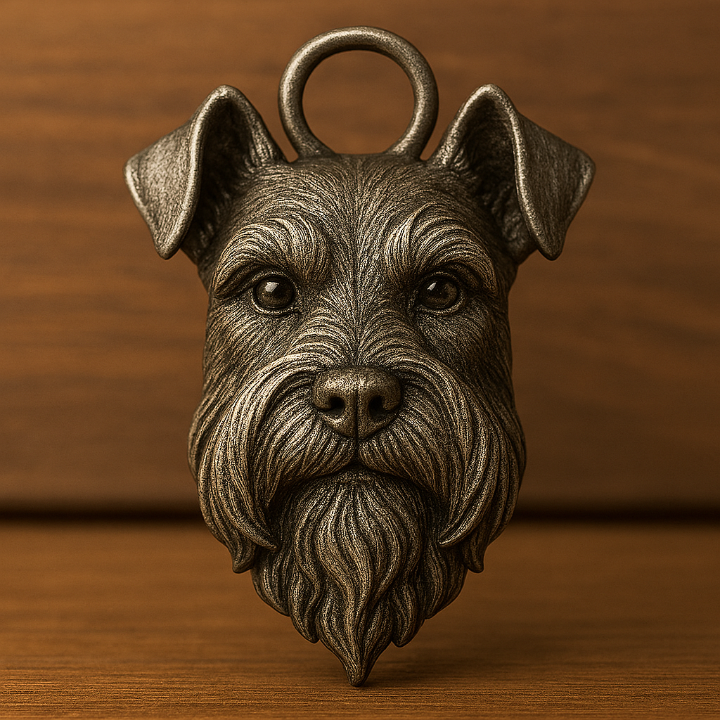 Shnauzer Dog keychain