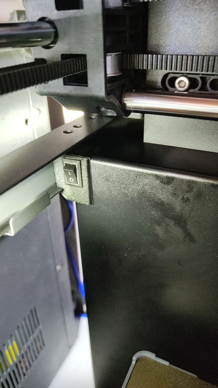 Flashforge ad5x led switch holder