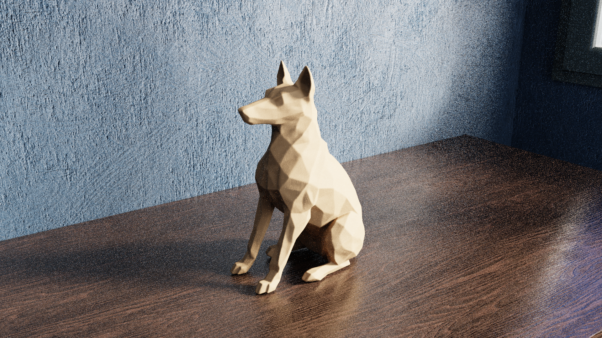 Low Poly Dog — miniatura 9