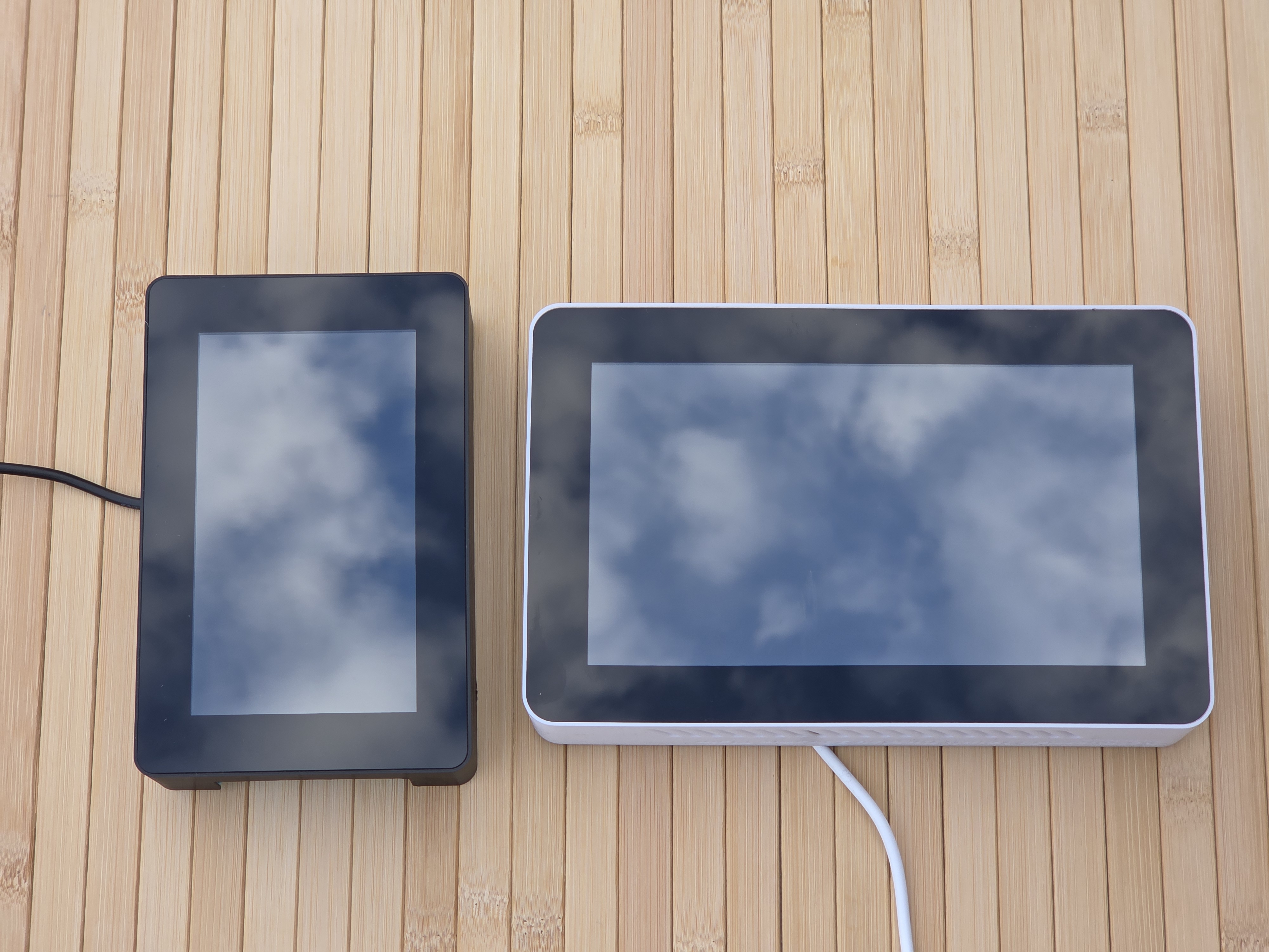 Raspberry Pi 5" Touch Display 2 Frame for RaspberryPi 4 - Horizontal - incl. Cutout - by Nerdiy.de — miniatura 7
