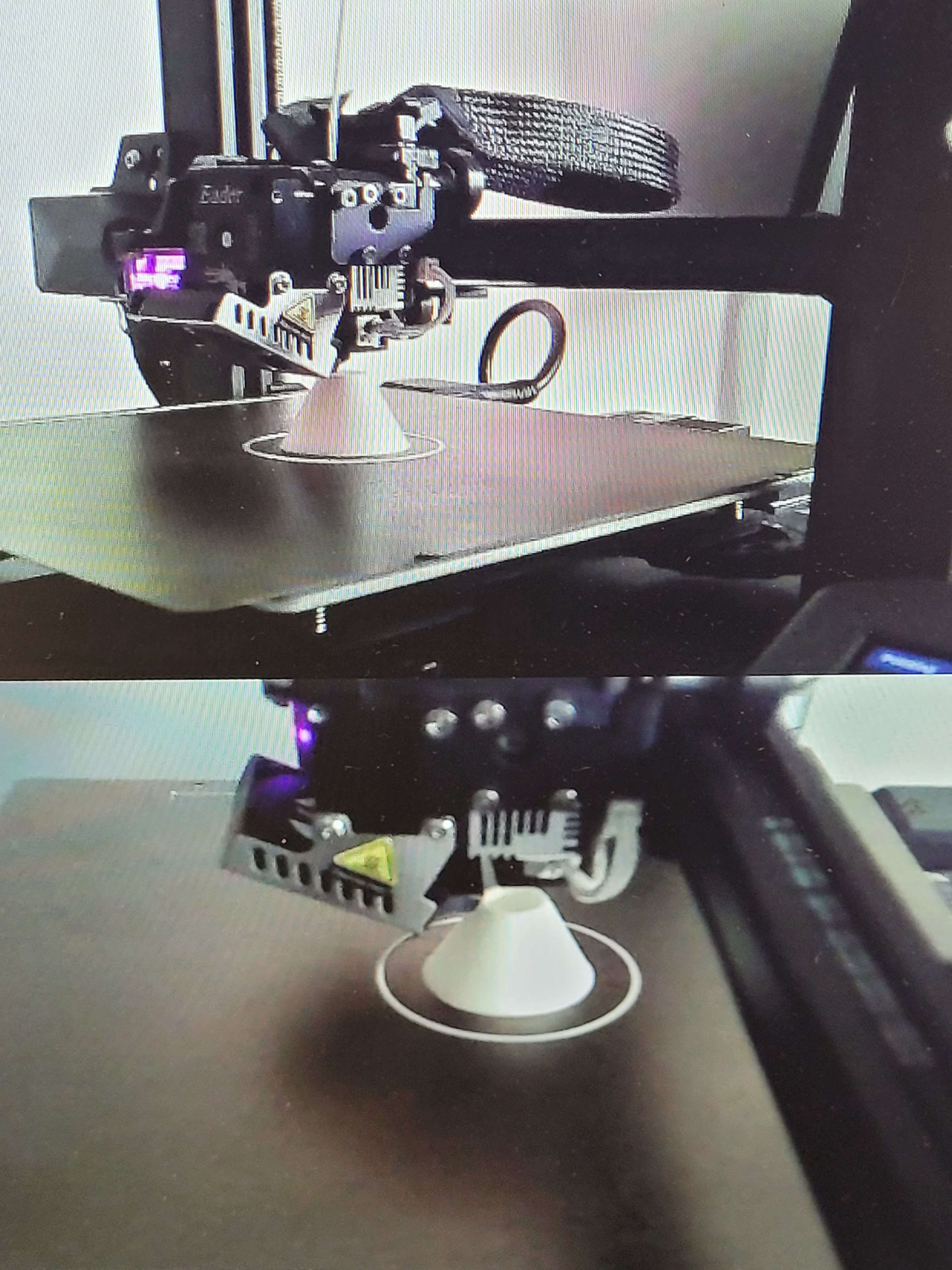 10 to 105mm hollow cones with ~2.5mm thick walls