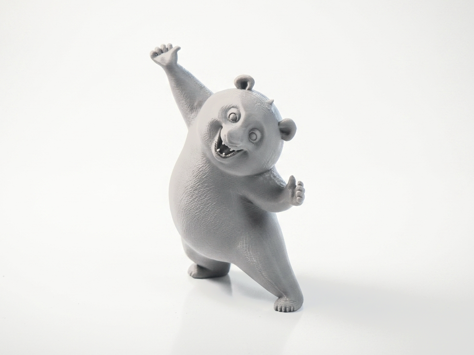 Happy Panda Figurine Animal Collectible 3D Printable