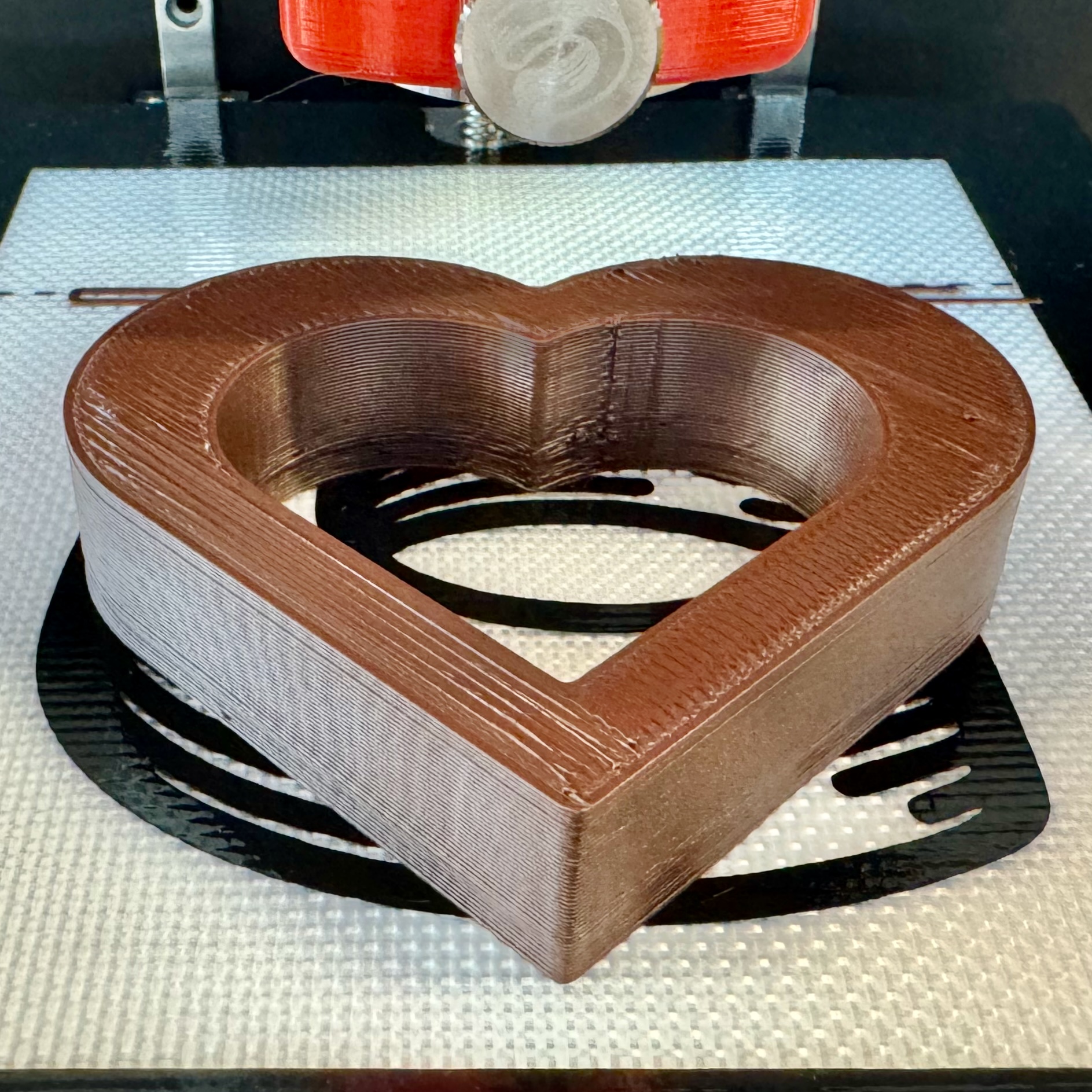 Double Heart for Cocoa Press Chocolate Printer