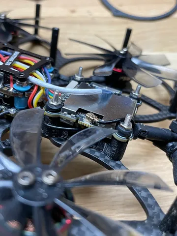 Lumenier QAV-PRO Micro Whoop 2.5'' Micro HDZero Whoop LITE VTX and TBS Crossfire Nano RX Mount