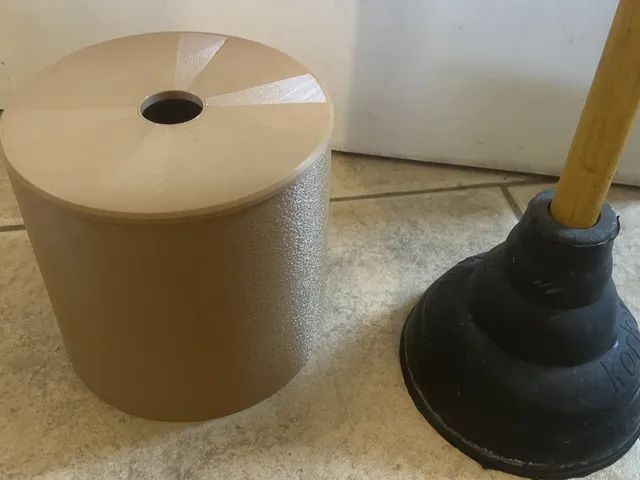 Toilet Plunger Holder Base and Lid