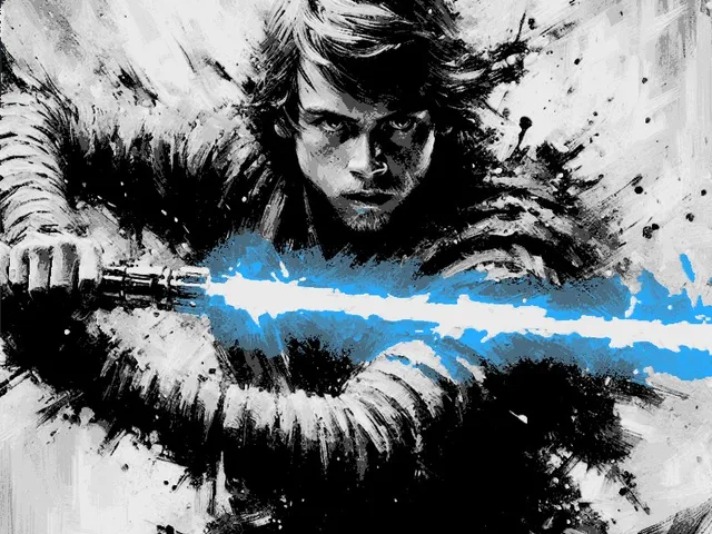 Anakin Oil Painting " Filament Painting "