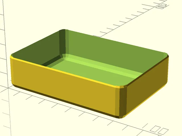 Soap Bar Mold - OpenSCAD