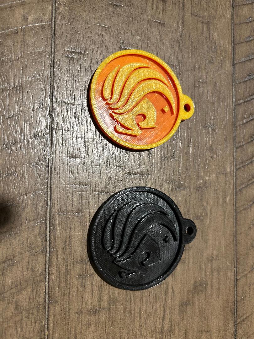 Miniatura 3 do modelo 3D UCF Keychain / Pendent