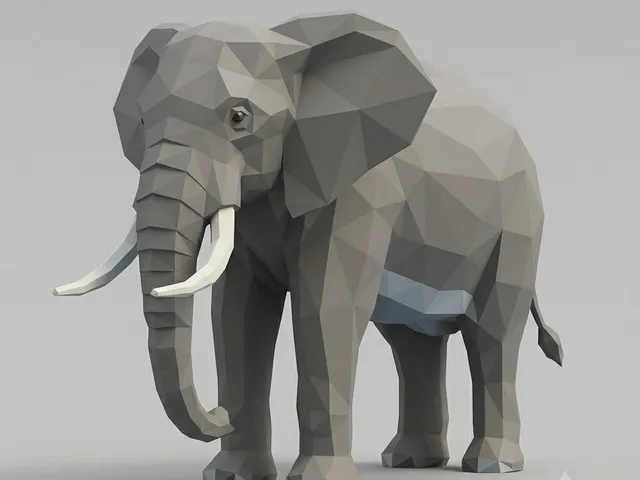 Low Poly Elephant