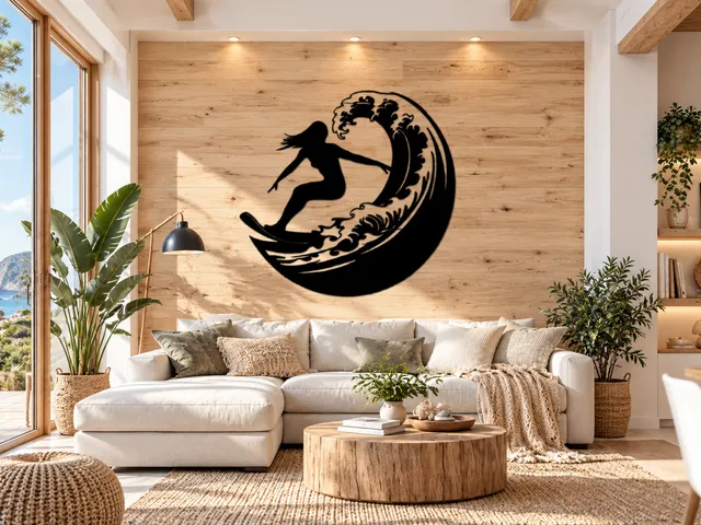 WallArt - Surfer Girl