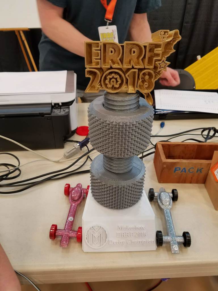 2018 3d printed derby winning car